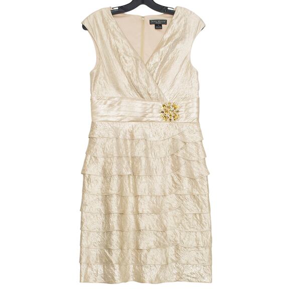 Jessica Howard Dress Hoco Formal Cocktail Elegant Embellished Sparkly Tiered 10 - Picture 1 of 6